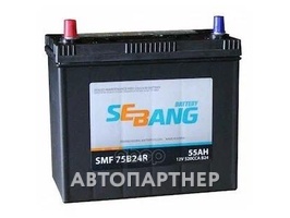 SEBANG SMF75B24R 12В 6ст 55 а/ч пп